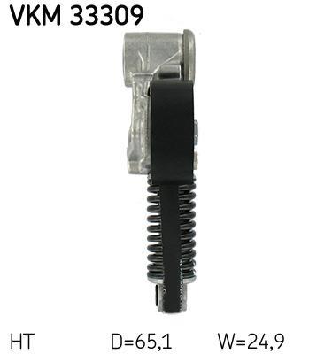 Polea tensora, correa auxiliar servicios SKF ref. VKM 33309